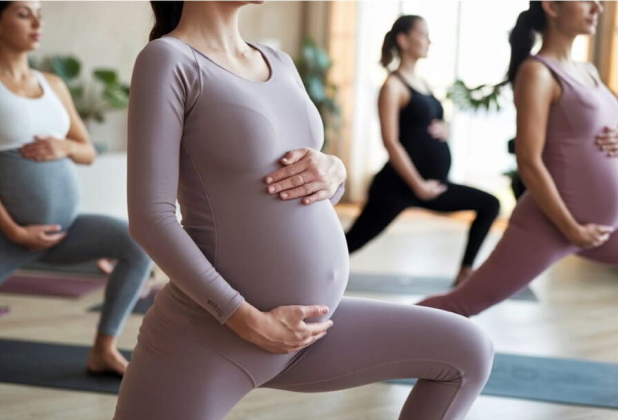 Illustration of Workout for Pregnant Women 1