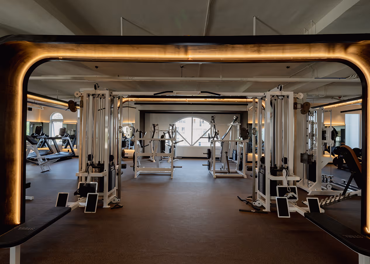 Hypertrophy training zone at STEEL District 7