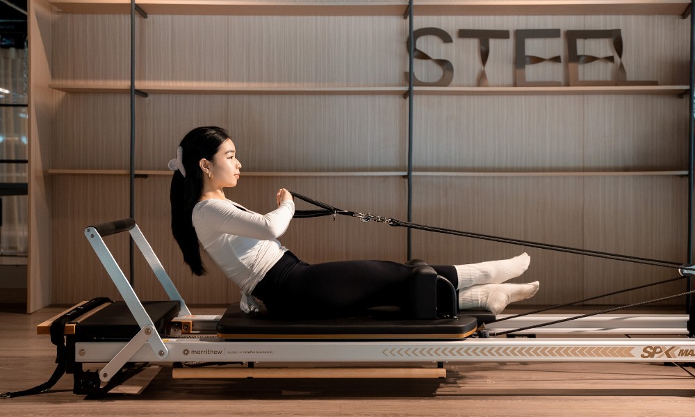 Reformer machine helps to control movement better and activate core muscles effectively